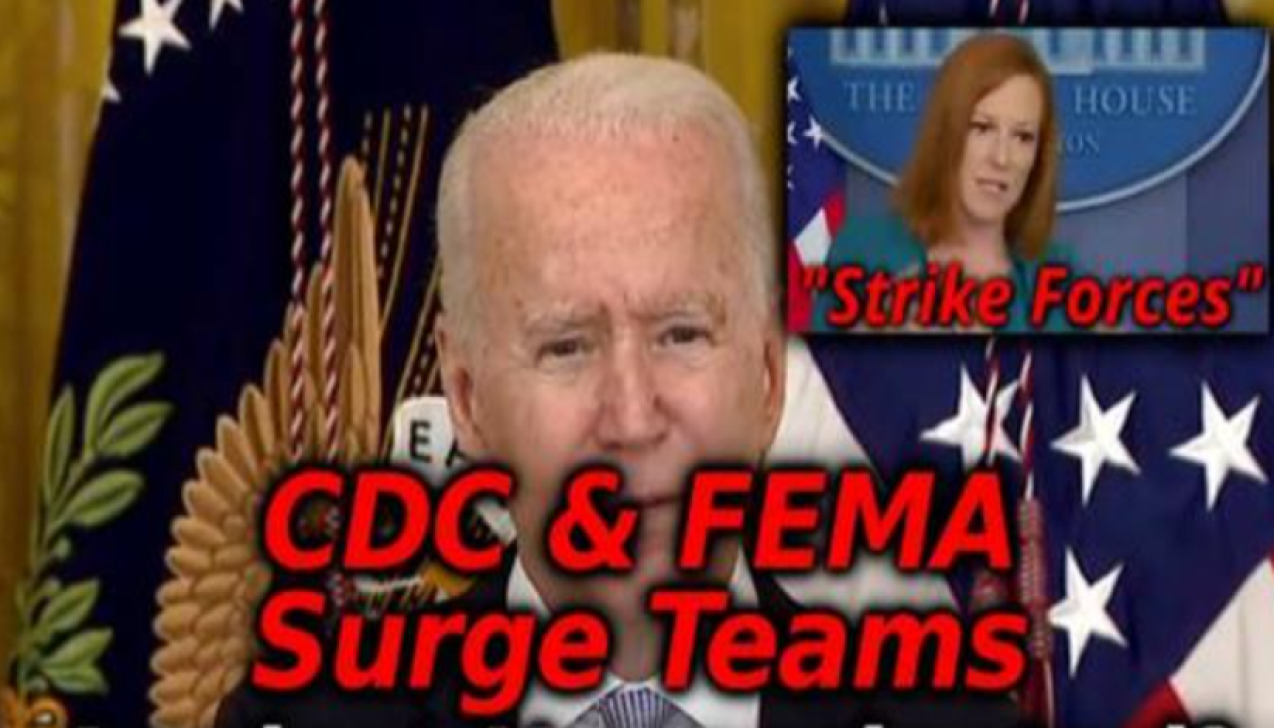 FEMA SURGE TEAMS? Biden Announces New FEMA and CDC Surge Teams For