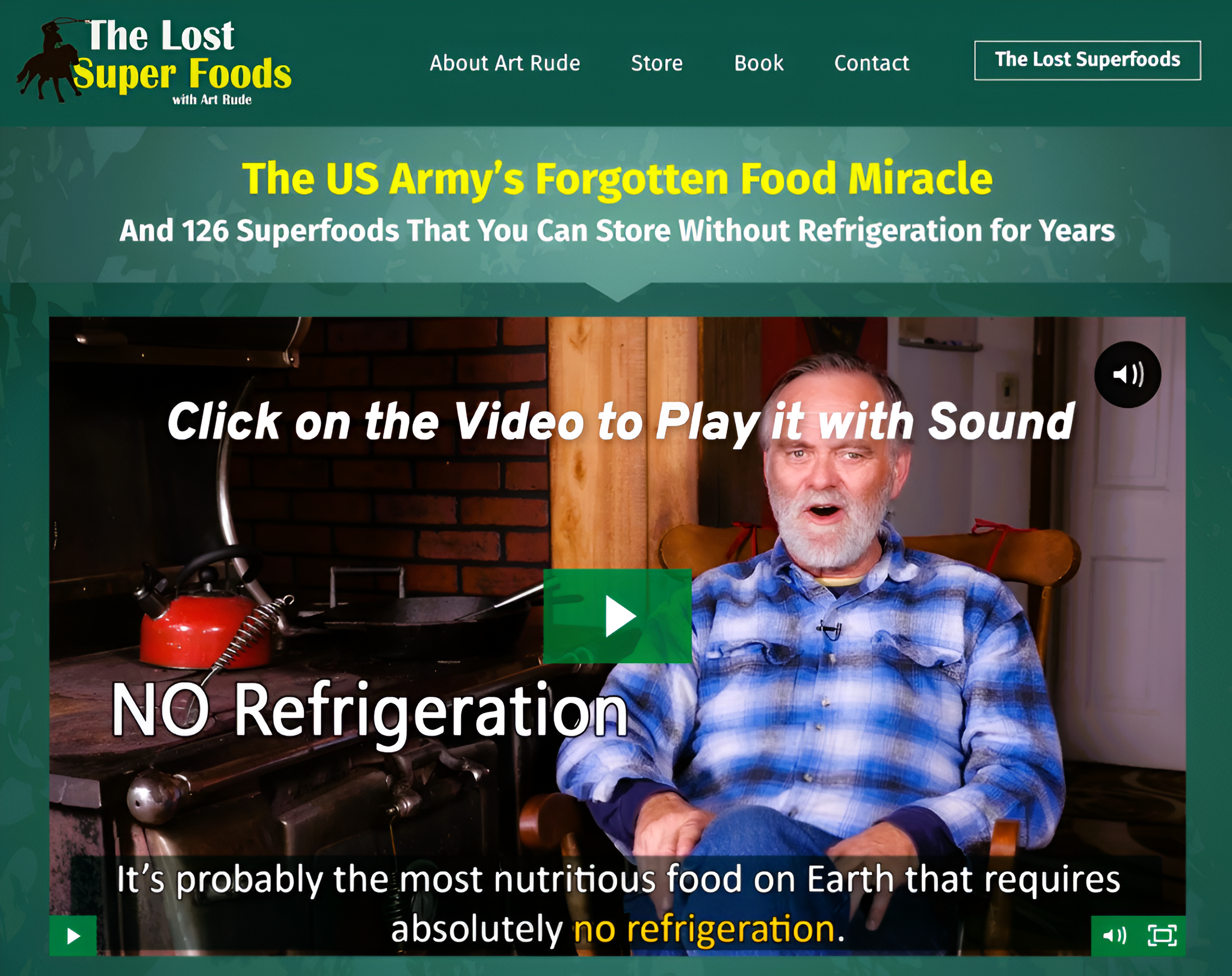 The US Army’s Forgotten Food Miracle and 126 Superfoods That You Can Store Without Refrigeration for Years