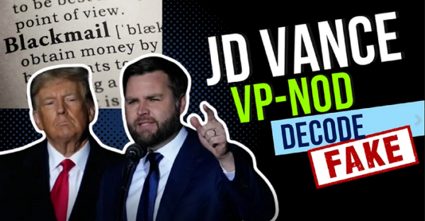 Bombshell! JD Vance VP-Nod DECODED!!! MASHUP DROPPING…KEEP DIGGING ...