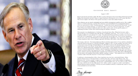BREAKING | August 4, 2025: Gov. Greg Abbott Declares TOTAL WAR – DEMOCRAT DESERTERS Face POLITICAL EXECUTION by 3PM or Be ERASED from Texas Power FOREVER