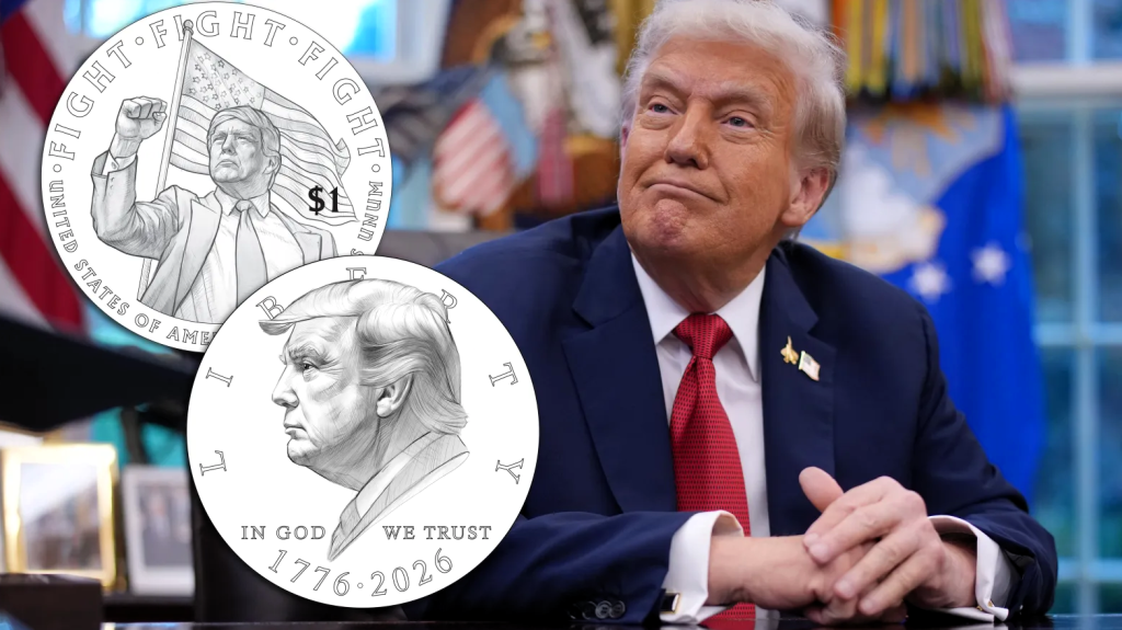 BREAKING: “Fight, Fight, Fight”: U.S. Treasury Unveils $1 Trump Coin Design to Mark America’s 250th Anniversary