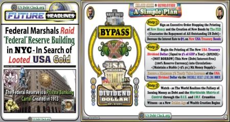 US DEBT CLOCK: BYPASS THE BEAST – U.S. Treasury Declares Total Financial WAR on the Federal Reserve: New Currency Incoming, Gold Reclamation Underway, Debt System on the Brink